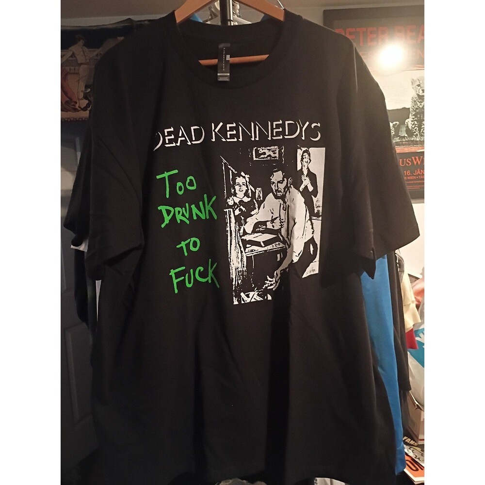 Dead Kennedys Shirt Mens Black Too Drunk To F*ck Band Music Short Sleeve m